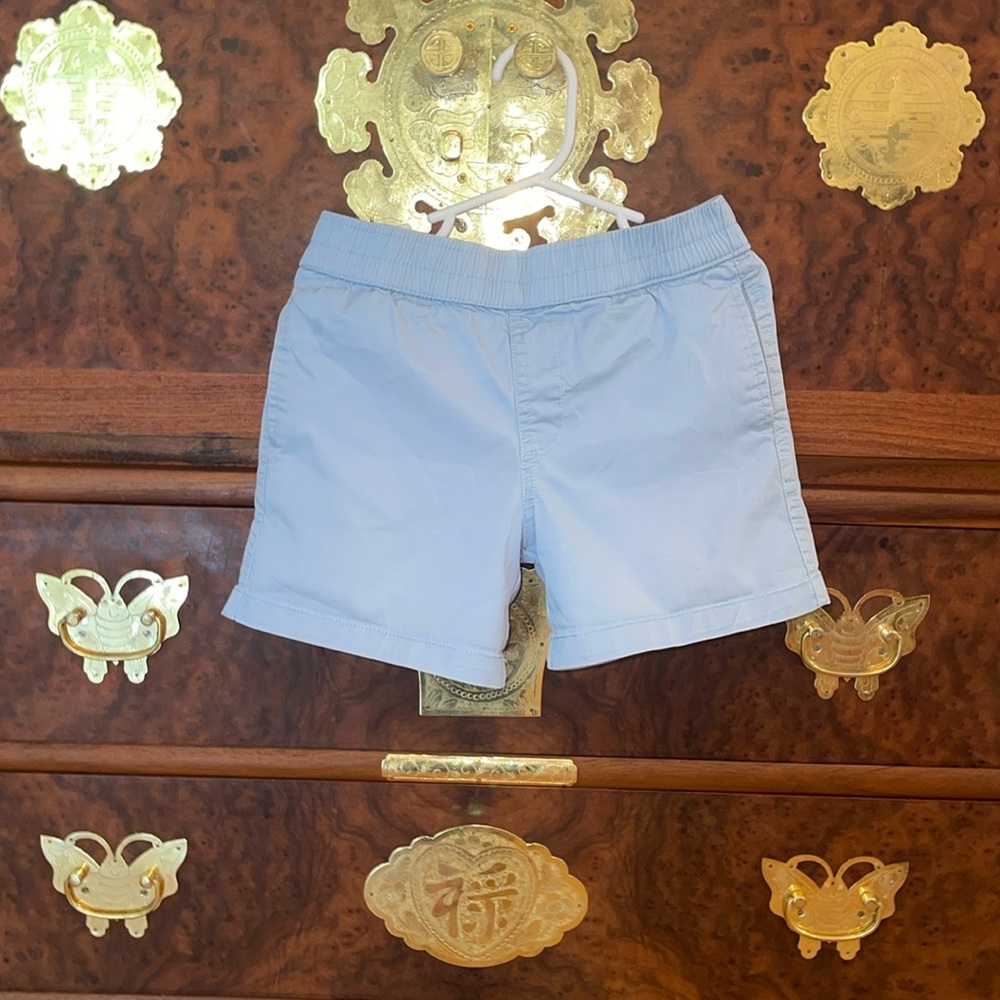 PROPERLY TIED Boys Sun Short in Light Blue - Sz. 6 - EUC!